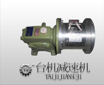 蝸輪蝸桿減速機帶雙法蘭離合剎車器