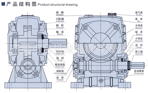 蝸輪減速機(jī)內(nèi)部結(jié)構(gòu) 蝸輪減速機(jī)內(nèi)部結(jié)構(gòu)
